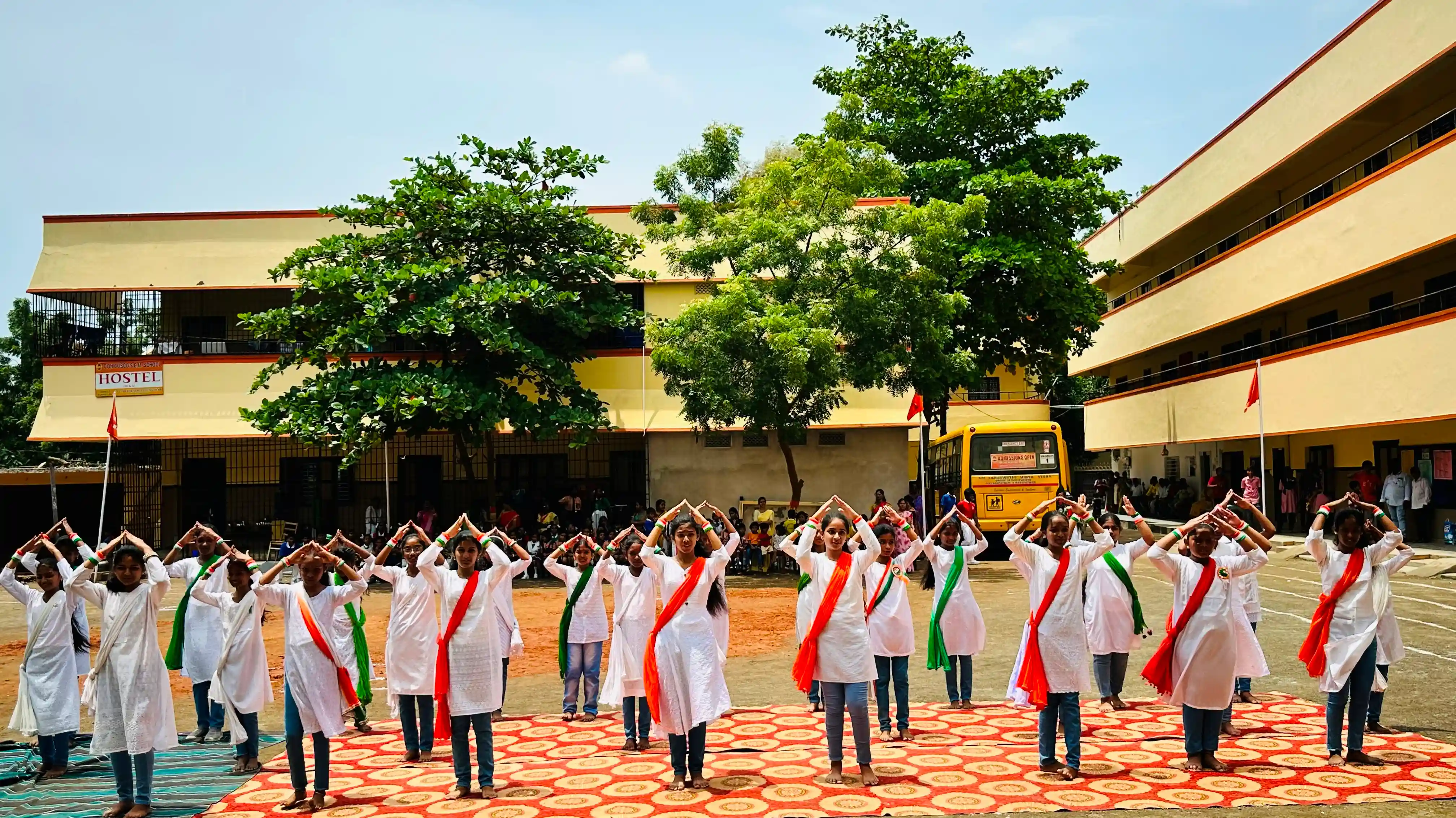 Campus life at Don Bosco's English Medium School